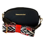 Montana West Black Textured Crossbody Bag