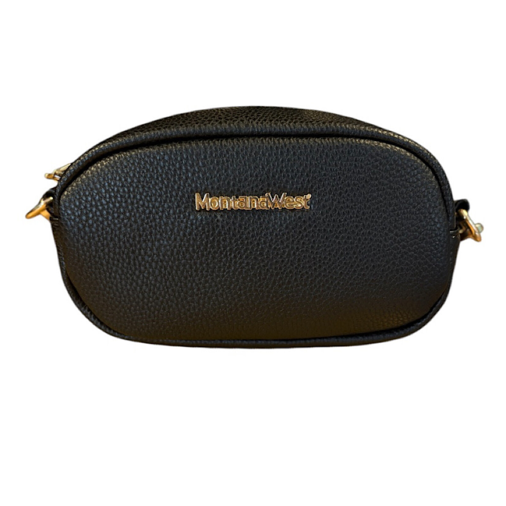 Montana West Black Textured Crossbody Bag