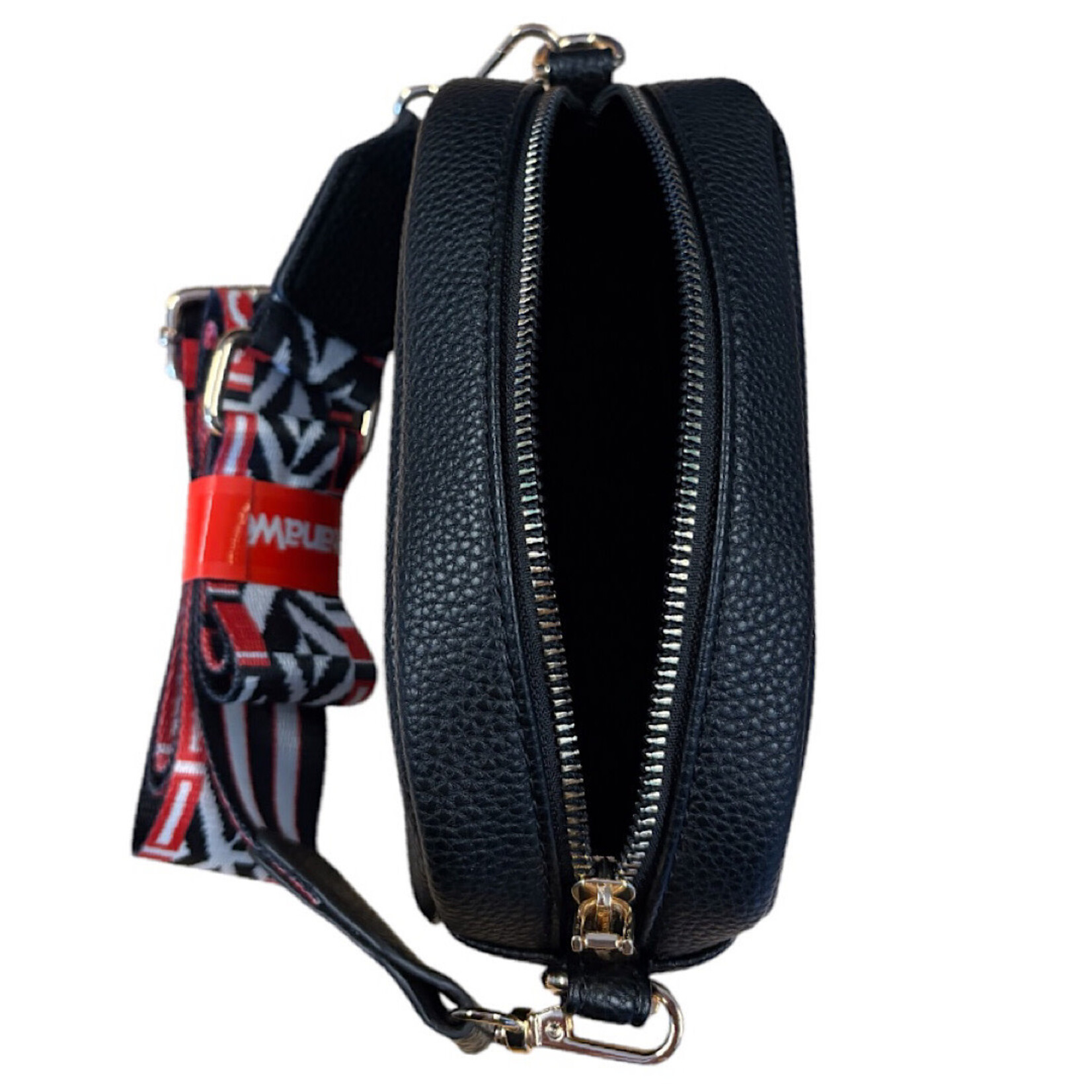 Montana West Black Textured Crossbody Bag