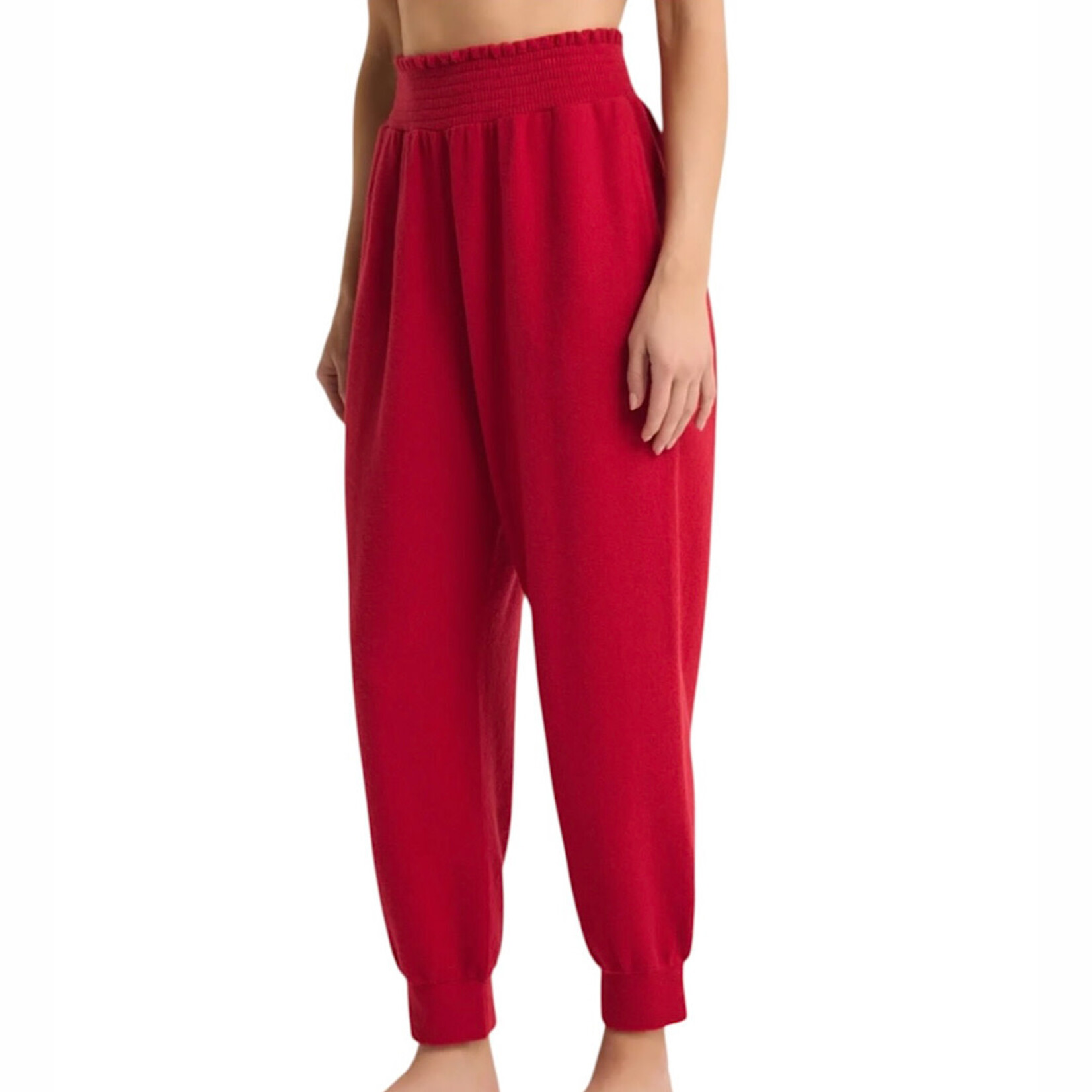 Z Supply Z Supply Red Holly Dream Cozy Jogger