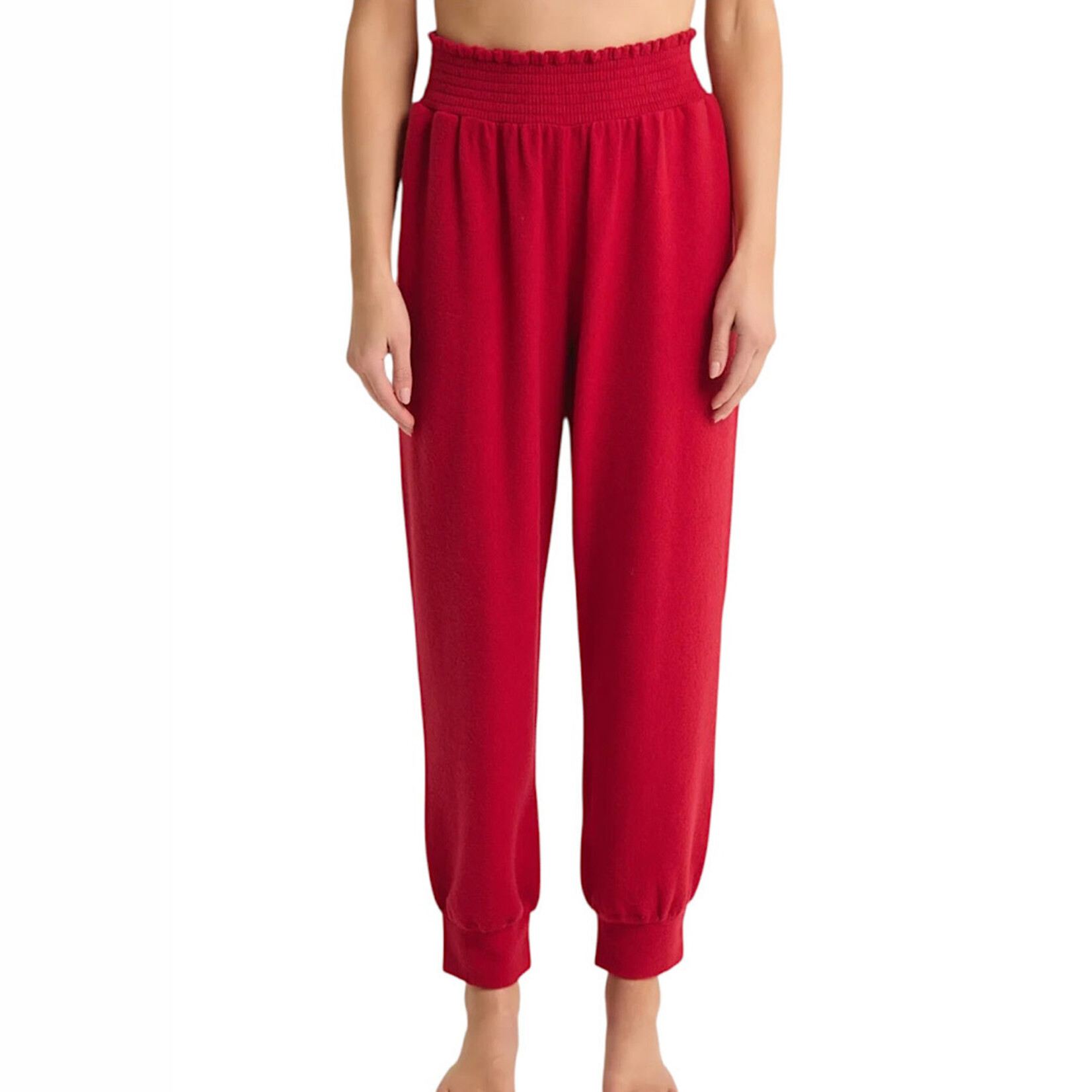 Z Supply Z Supply Red Holly Dream Cozy Jogger
