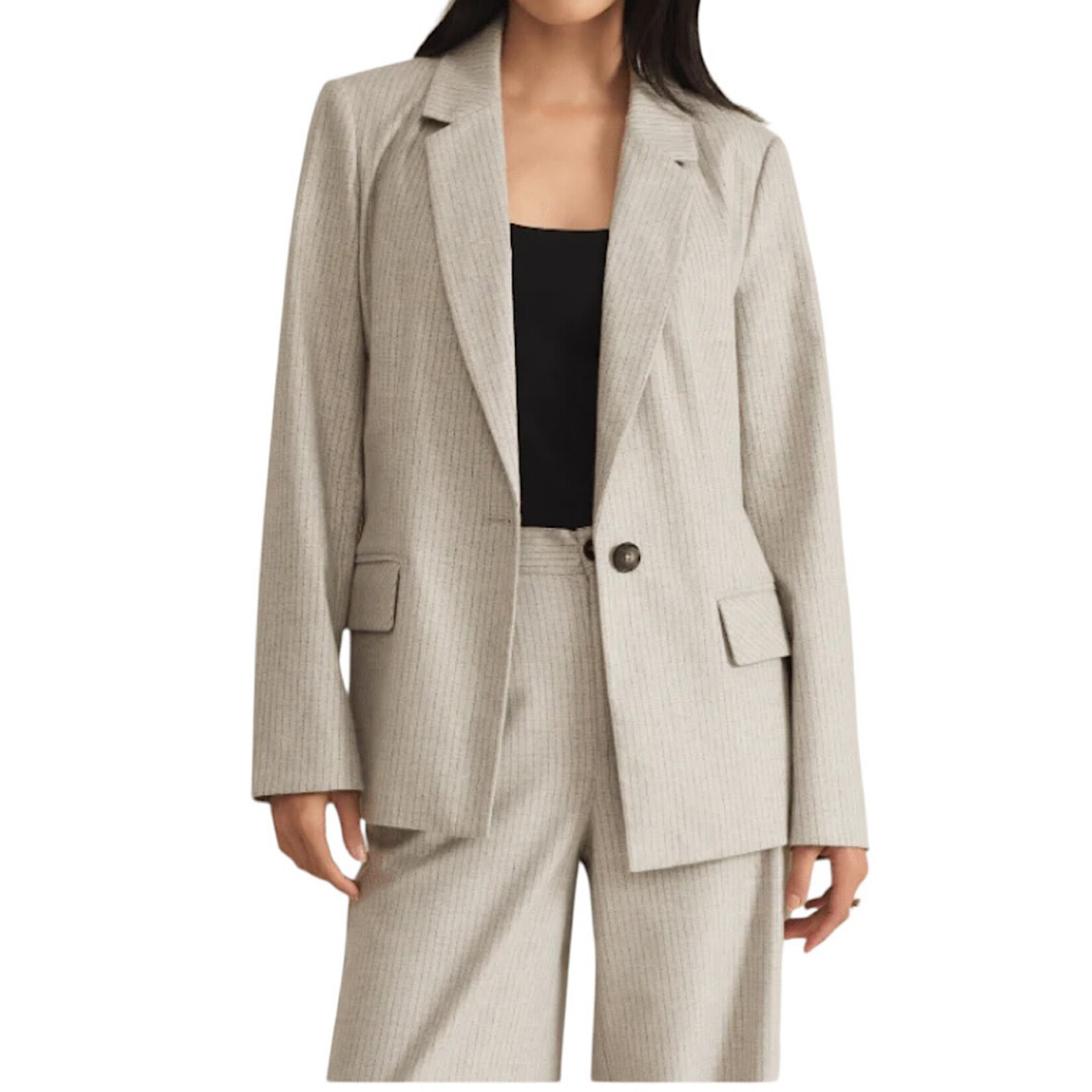 Z Supply Z Supply Monroe Pinstripe Blazer Sea Salt XS