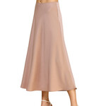 Taupe Rose Midi Cetin Skirt