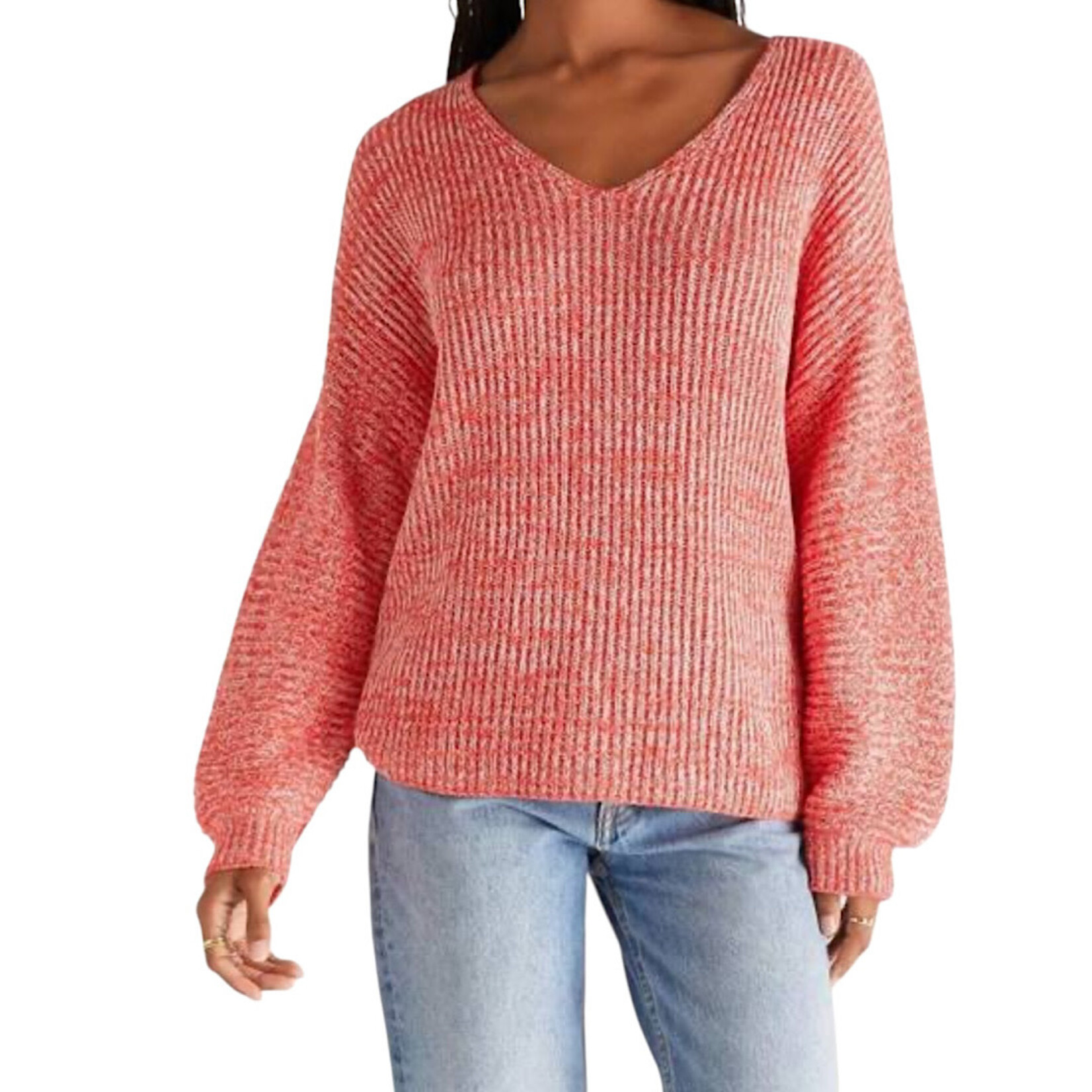 Z Supply Z Supply Joni V-Neck Pullover Firecracker