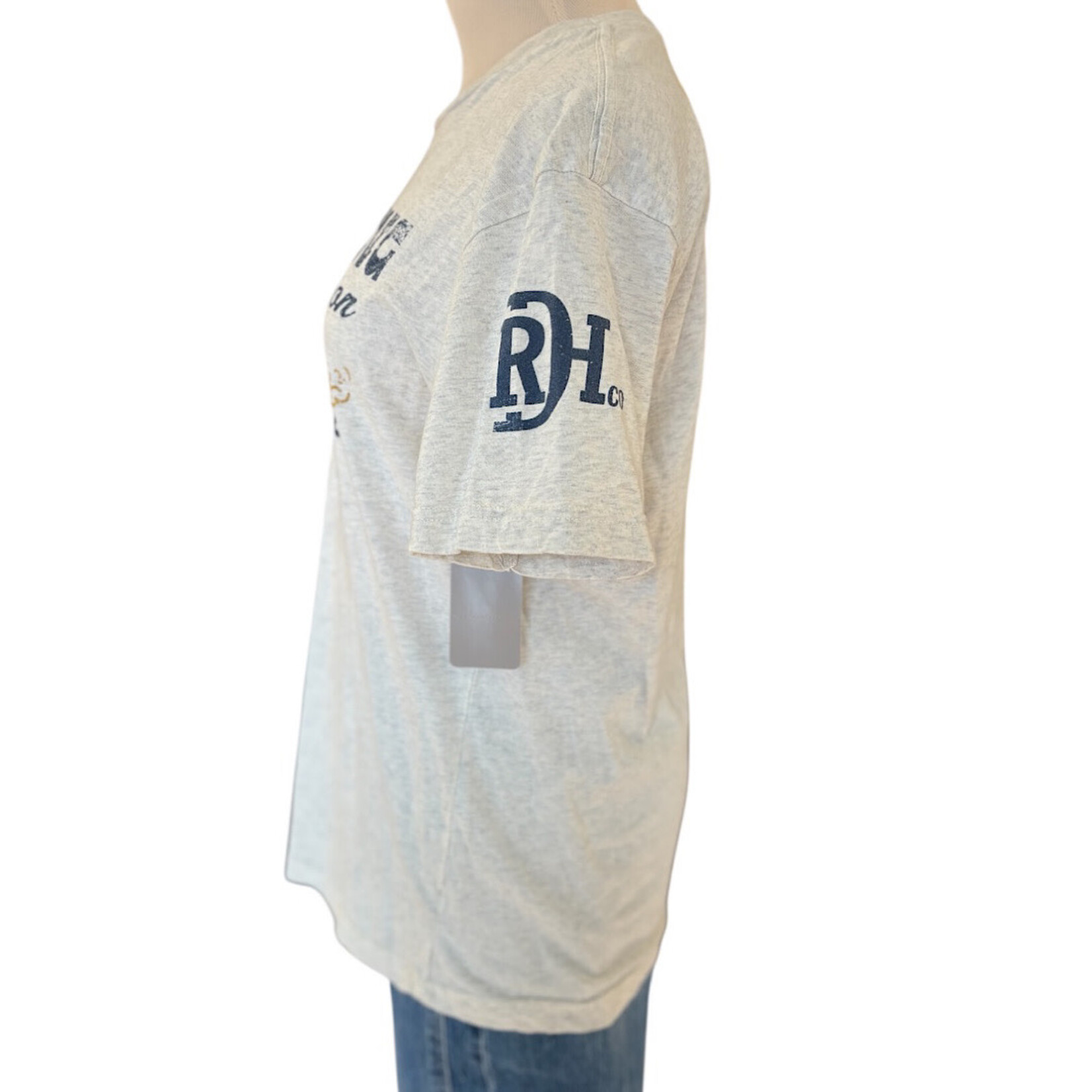 Red Dirt Hat Co. Cream Mix Red Dirt Roping T-Shirt Size Medium-RF