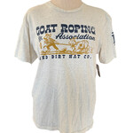 Red Dirt Hat Co. Red Dirt Hat Co Cream Mix Red Dirt Roping T-Shirt Size Medium-RF