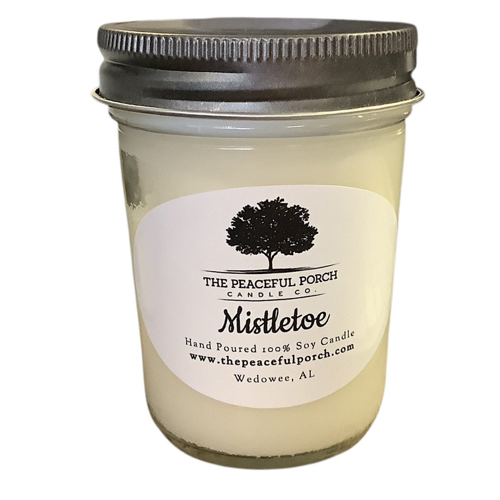 The Peaceful Porch Candle CO. Holiday Scent 8oz