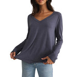 Z Supply Z Supply Vail LS Tee Worn Blue