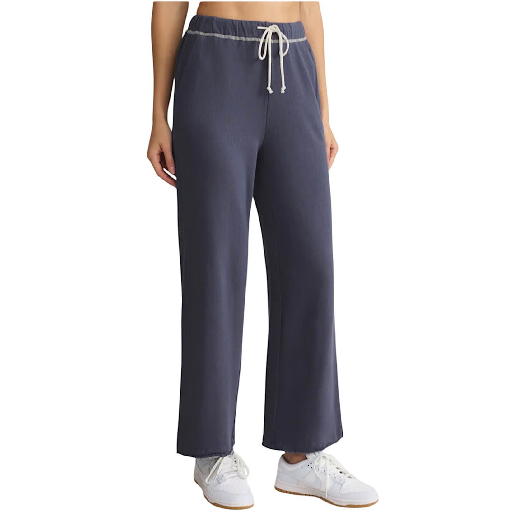 Z Supply Z Supply Huntington French Terry Pant Worn Blue