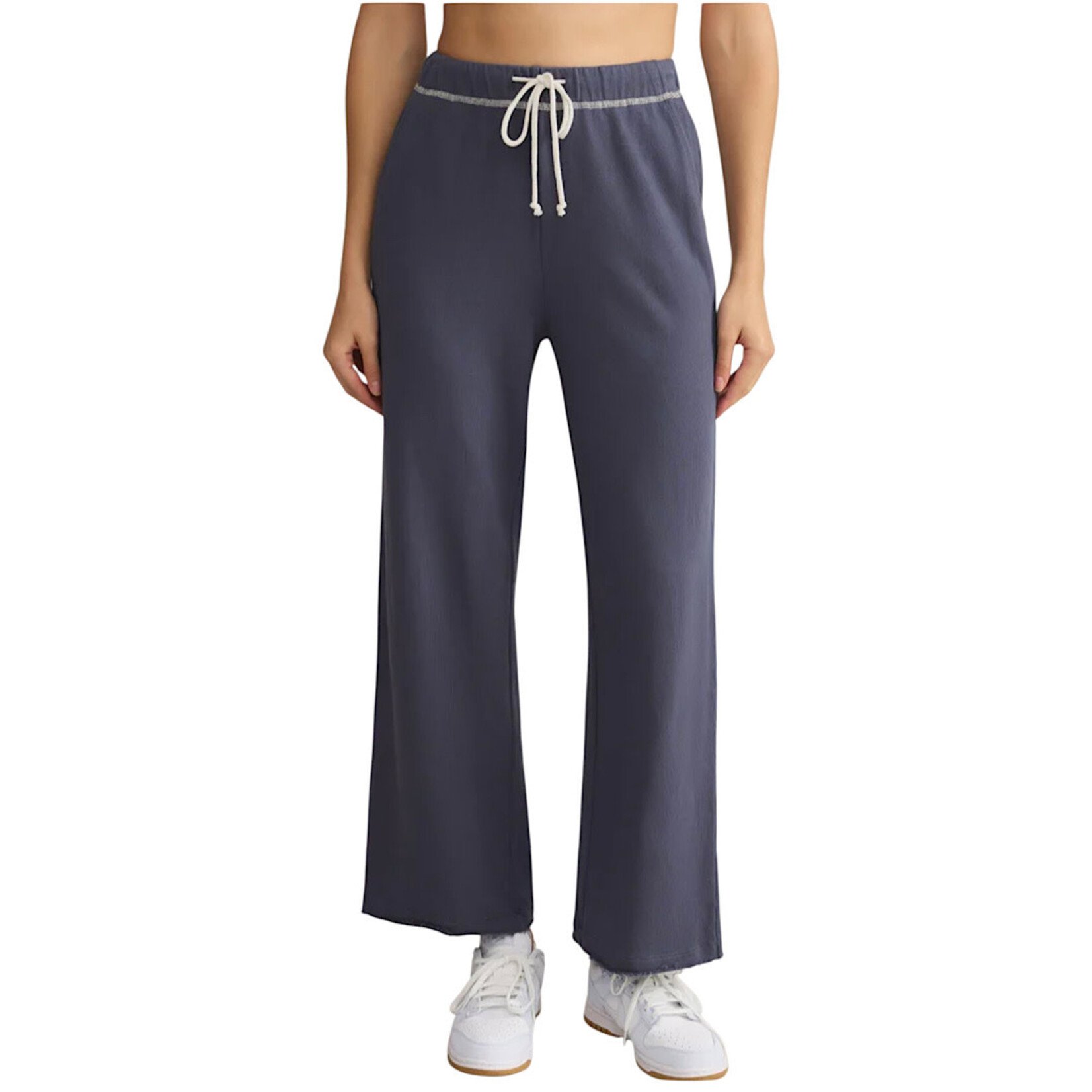 Z Supply Z Supply Huntington French Terry Pant Worn Blue