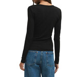 Z Supply Z Supply Second Skin Crew LS Black