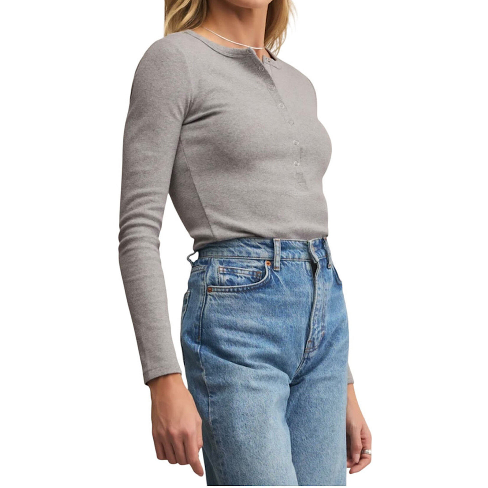 Z Supply Z Supply Stella Henley Heather Grey