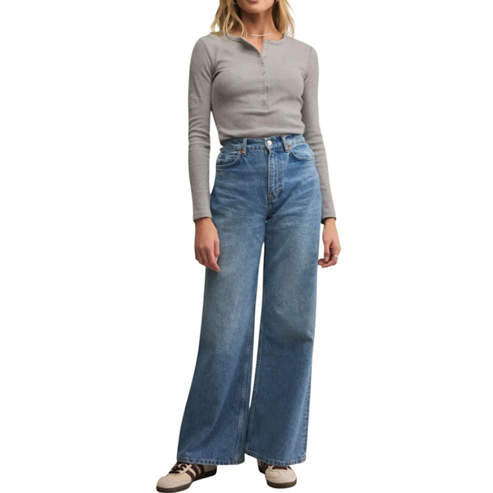 Z Supply Z Supply Stella Henley Heather Grey