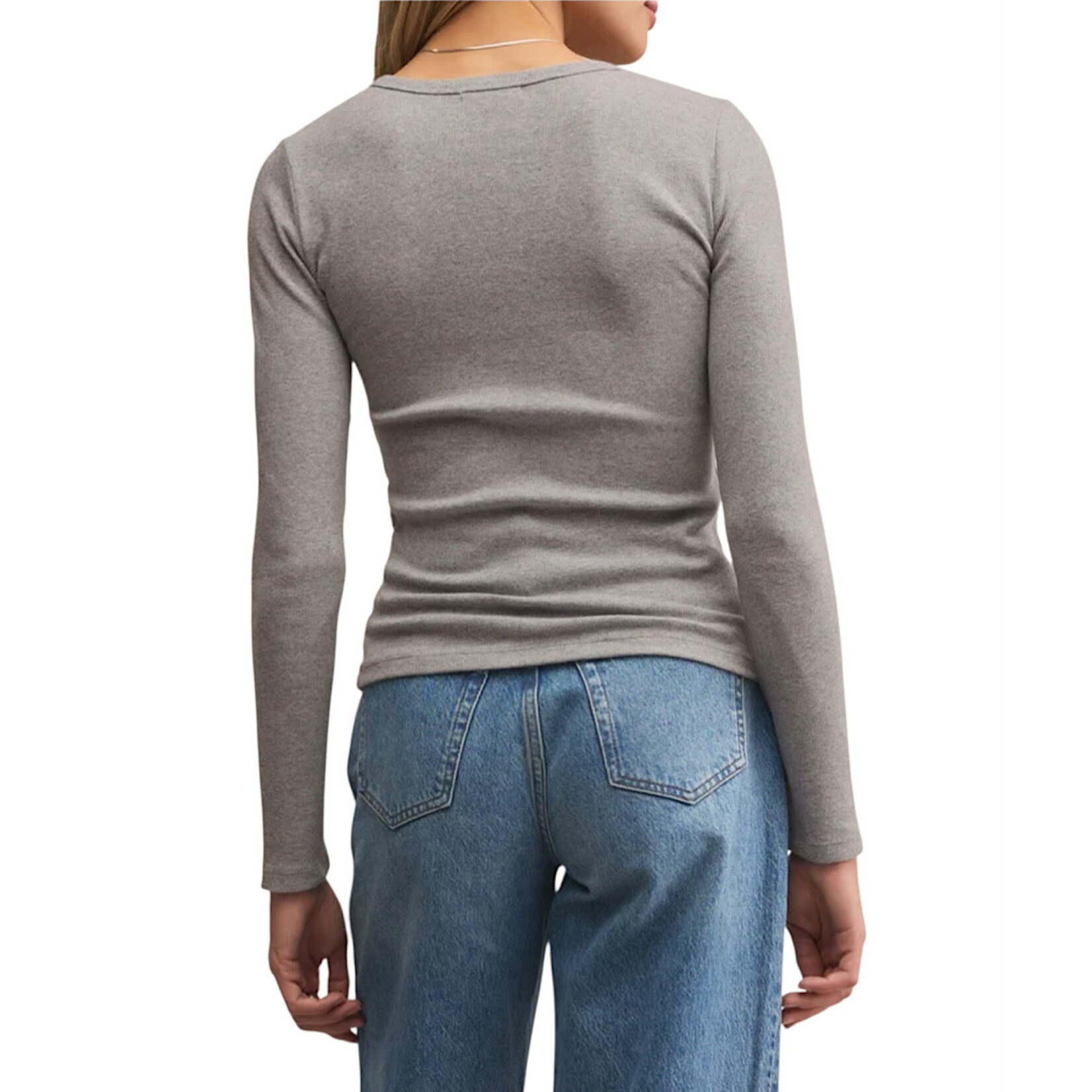 Z Supply Z Supply Stella Henley Heather Grey