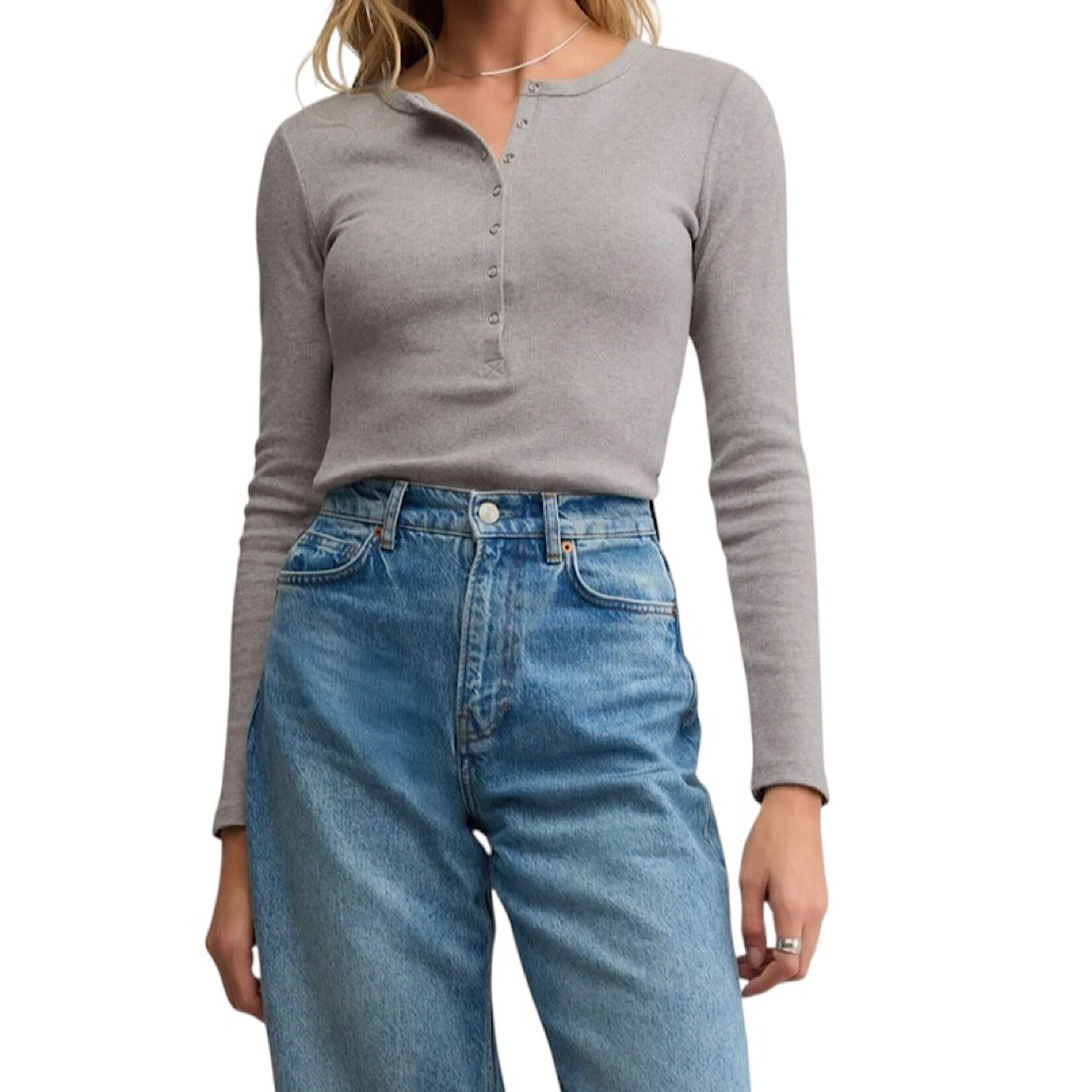 Z Supply Z Supply Stella Henley Heather Grey