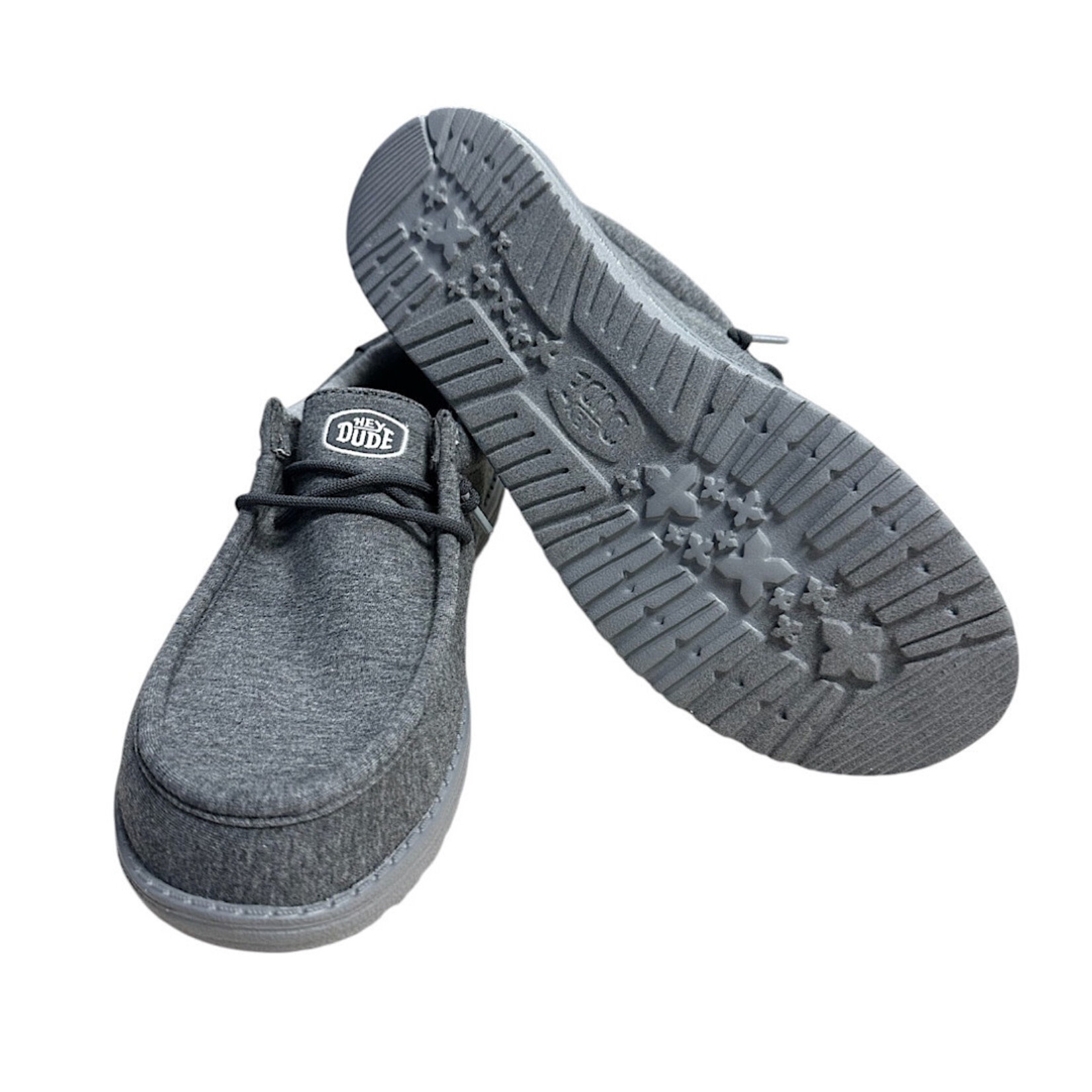 Hey Dude Wally Stretch Jersey Charcoal