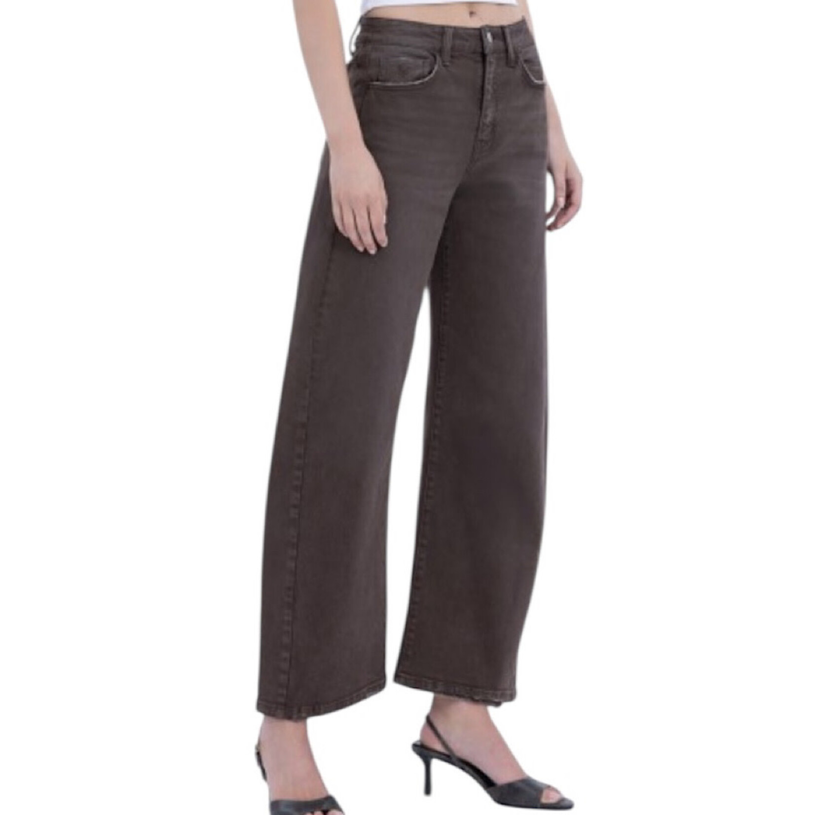 Vervet T6977TOT Super High Toast Ankle Barrel Jean