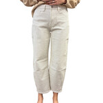 Vervet V3764STR High Rise Barrel Jeans with Dart Detail