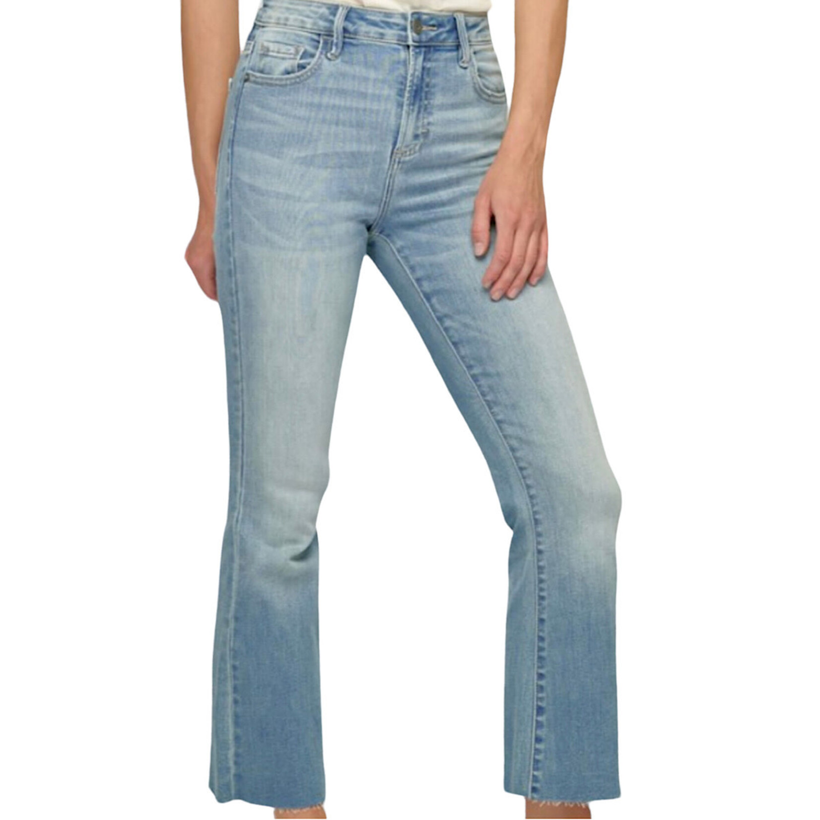 Hidden HD3638C Happi High-Rise Basic Cropped Flare