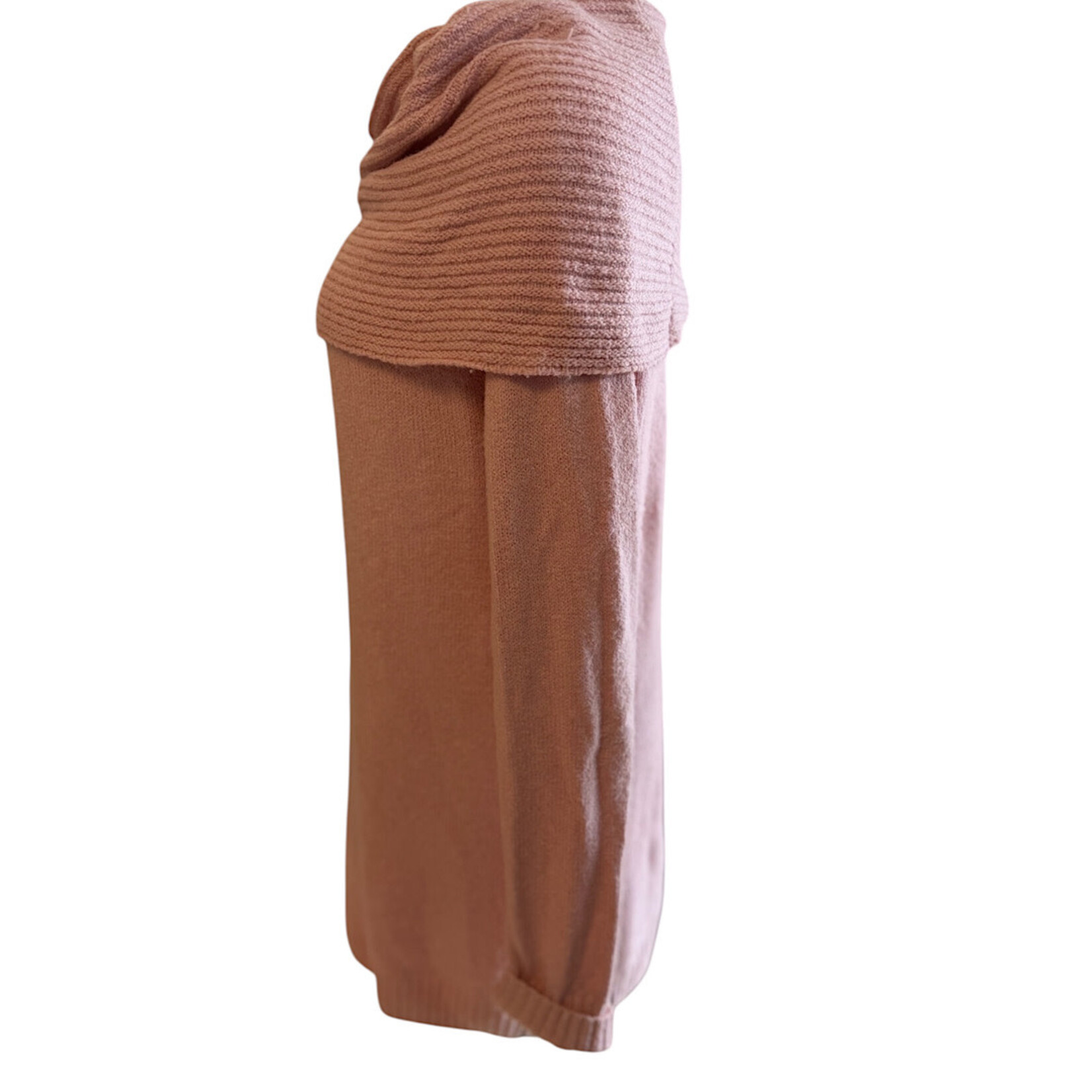 Rose Pink Round Neck Dress Size Medium-RF