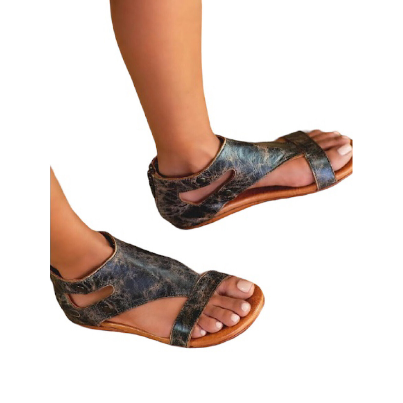 BED|STU Bed|Stu Soto Black Lux Sandals