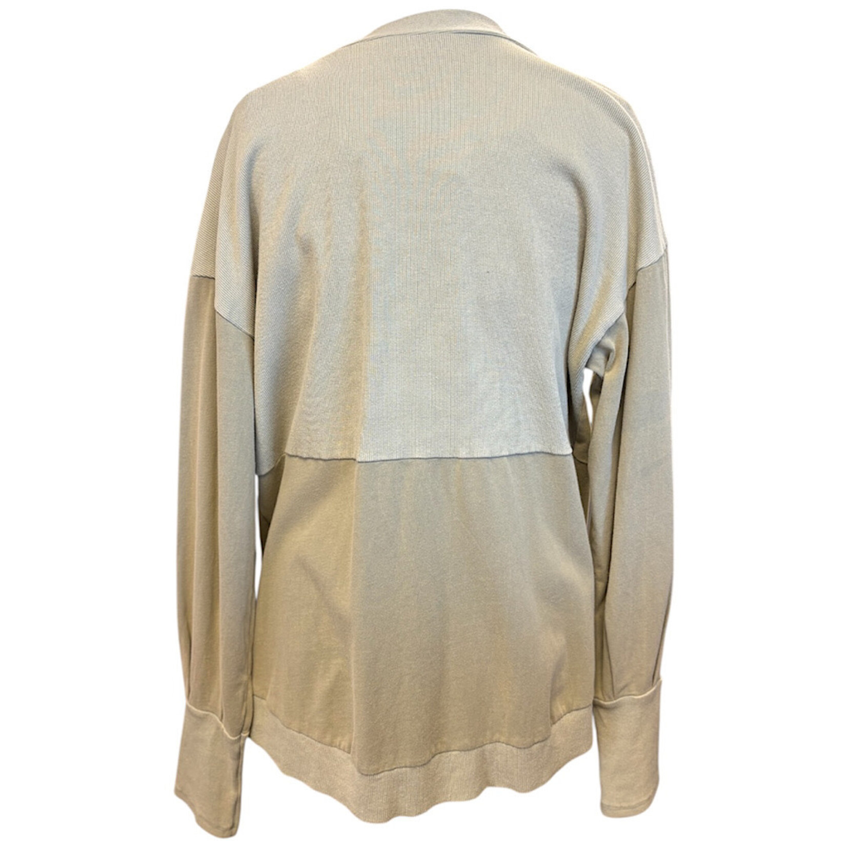 Sage Washed Button Up Cardigan