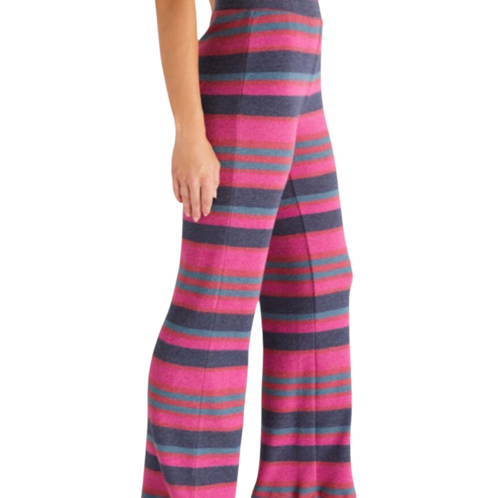 Z supply Lounging Around Stripe Pant Midnight Blue