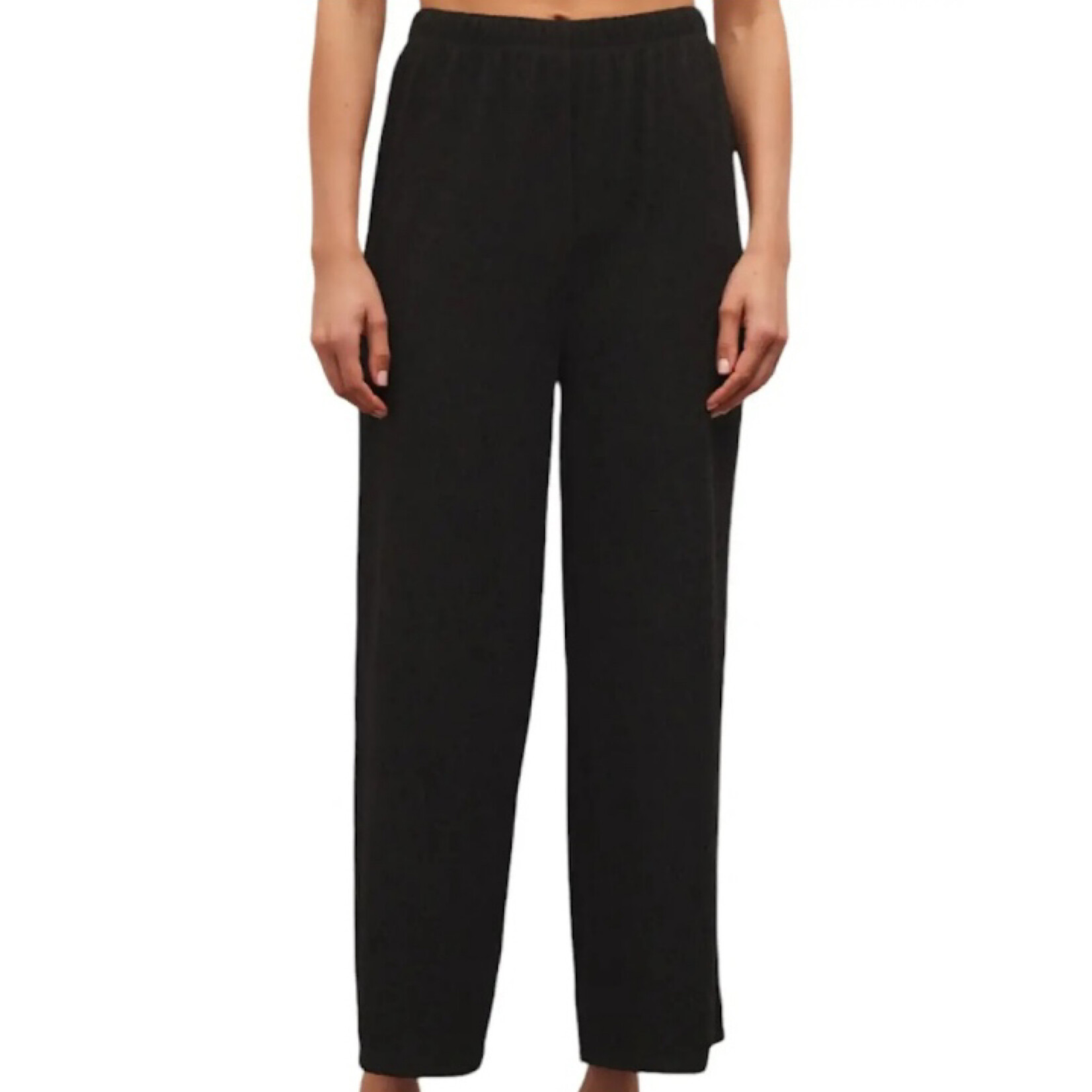 Z Supply Z Supply Cosmic Crinkle Knit Pant Black
