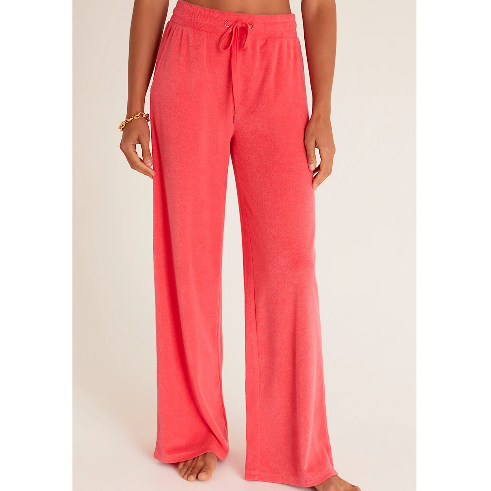 Z Supply Z Supply Cali Loop Terry Pant Strawberry