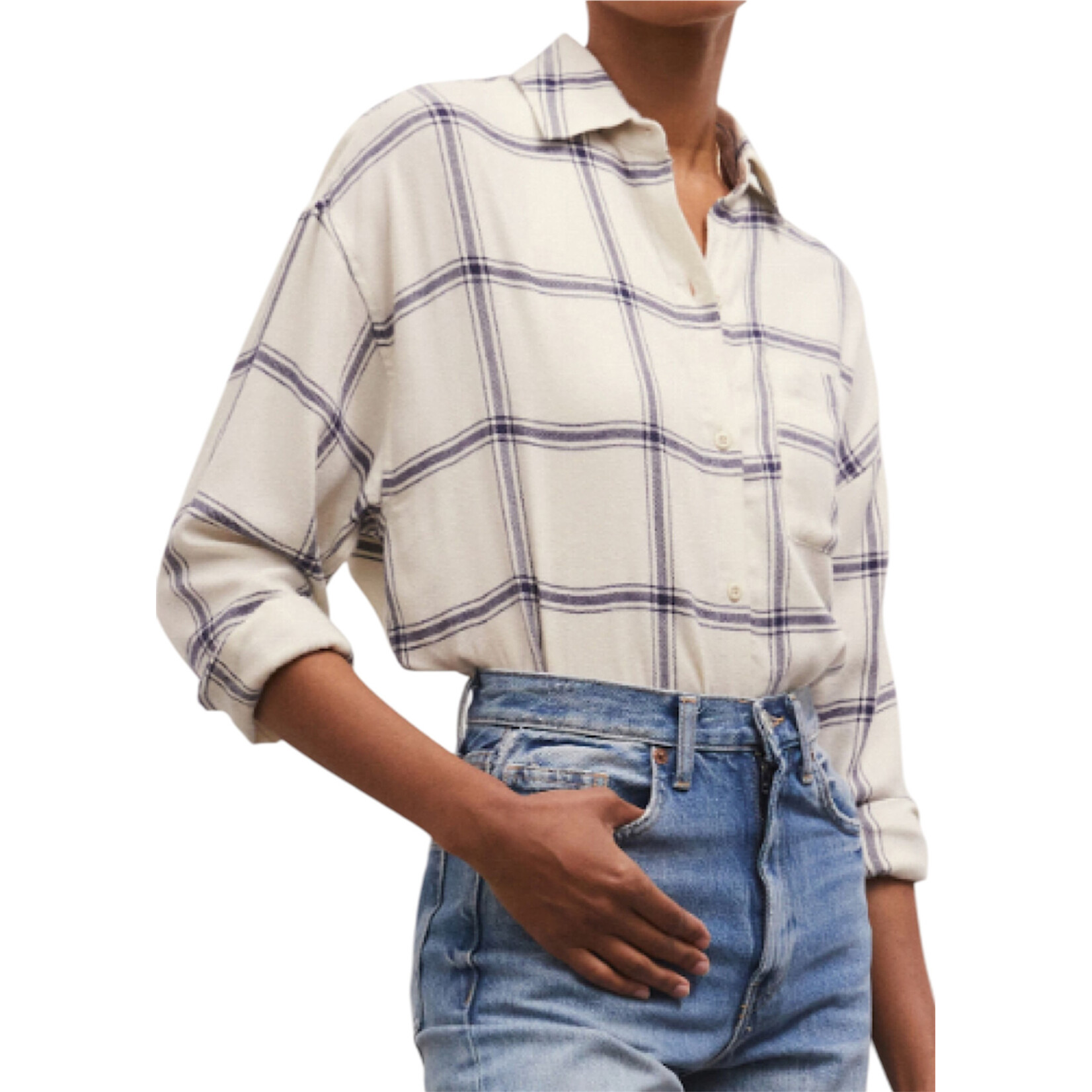 Z Supply Z Supply River Plaid Button Up Inca