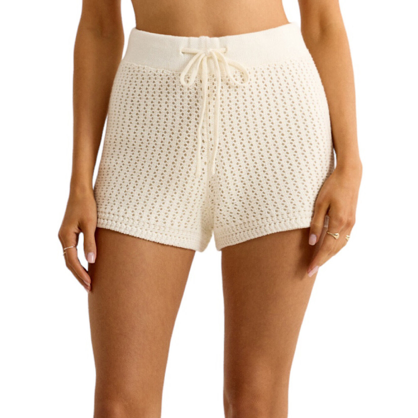 Z Supply Z Supply Priam Crochet Short White
