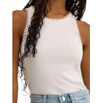 Z Supply Z Supply Avril Rib Top White