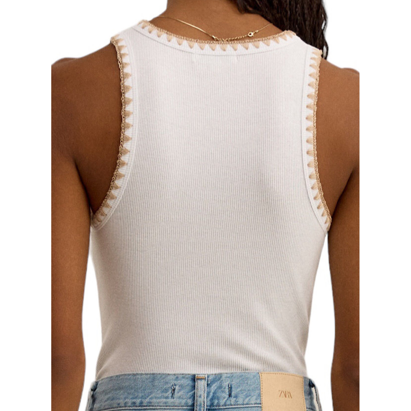 Z Supply Z Supply Avril Rib Top White