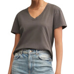 Z Supply Z Supply Weekdays V-Neck Tee Washed Grey