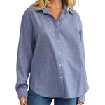 Z Supply Z Supply Seaport Striped Shirt Sky Blue