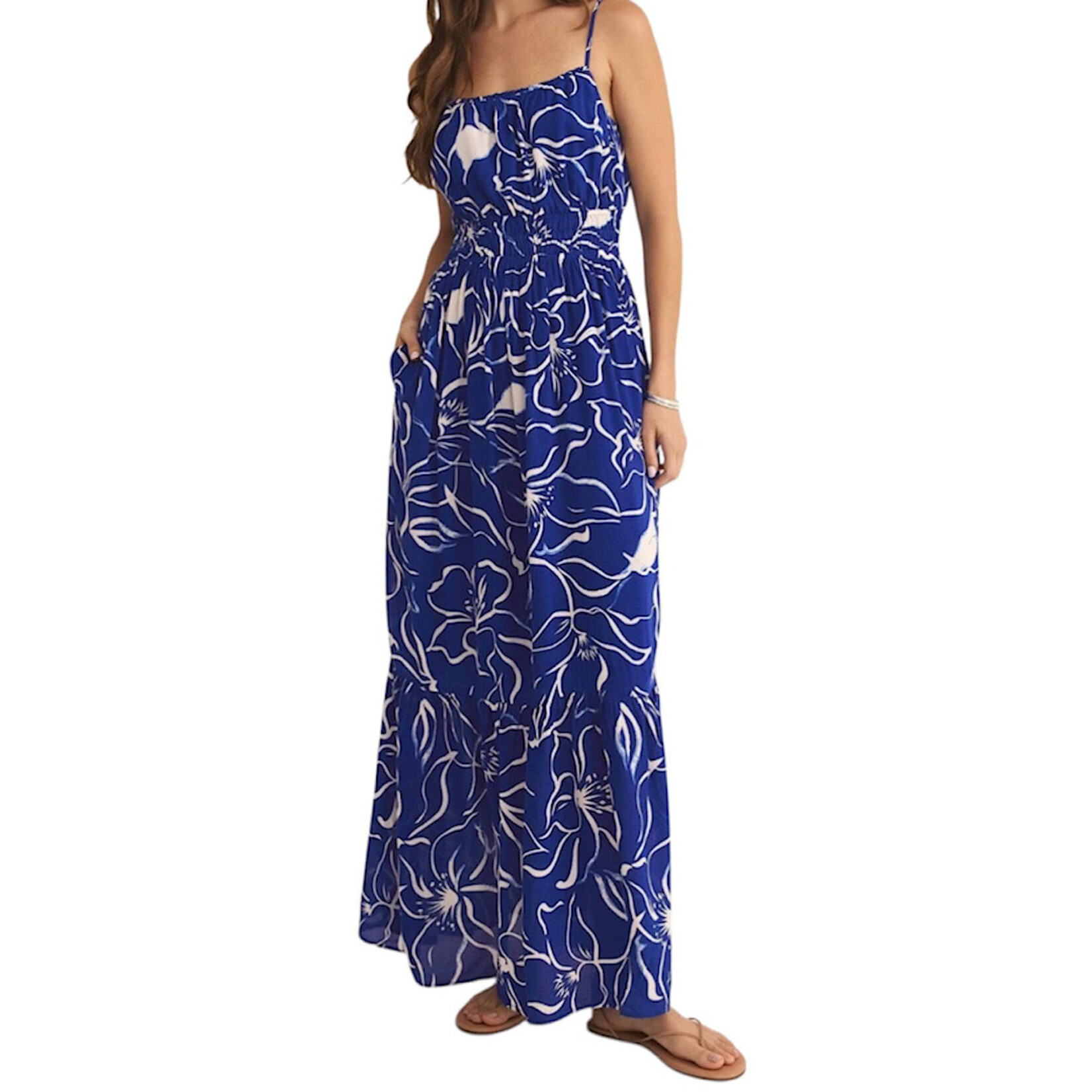 Z Supply Z Supply Toluca Cala Floral Maxi Dress Oceaside