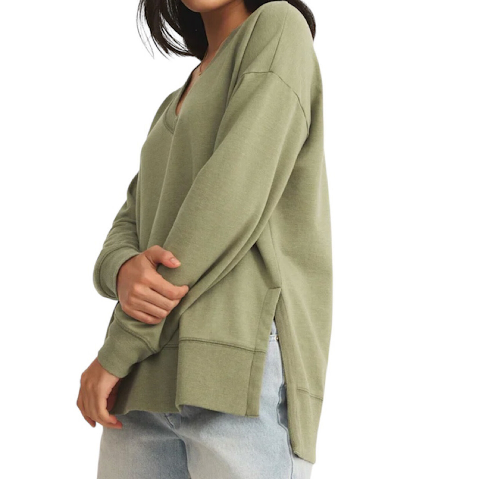 Z Supply Z Supply Modern V-Neck Weekender Avocado