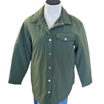 Time And Tru Olive Thermal Coat Size Small- RF