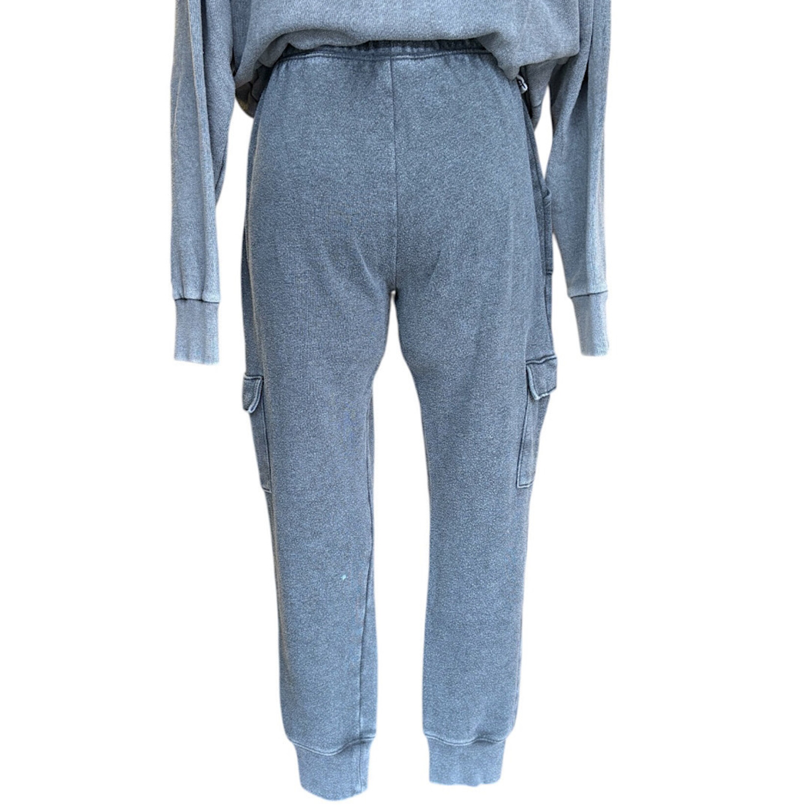 Victoria's Secret Charcoal Cargo Jogger Sweats Size XS-RF