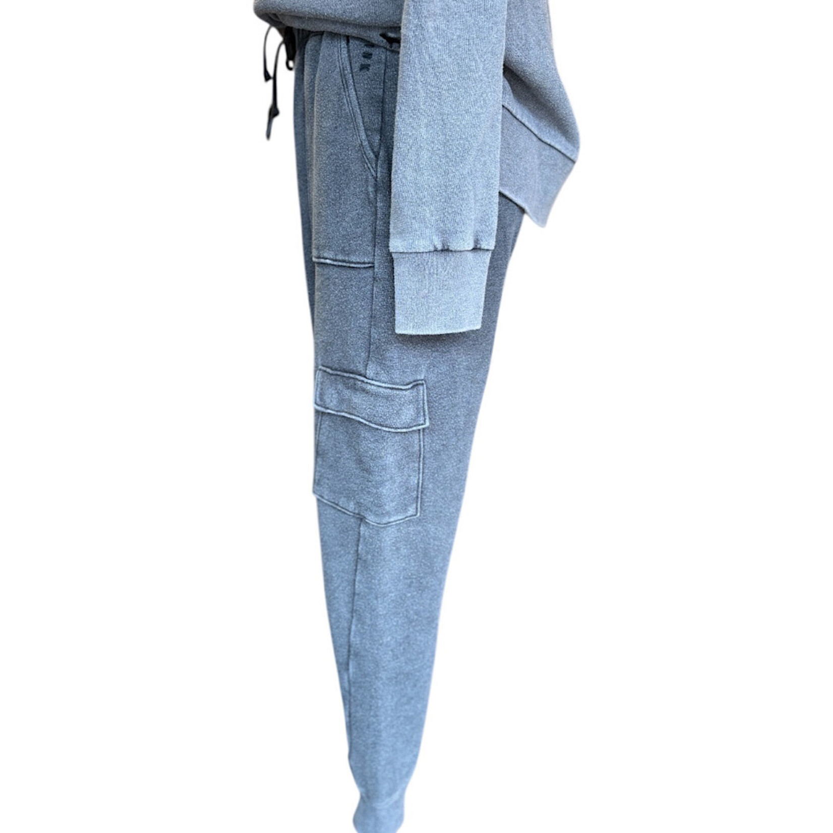 Victoria's Secret Charcoal Cargo Jogger Sweats Size XS-RF