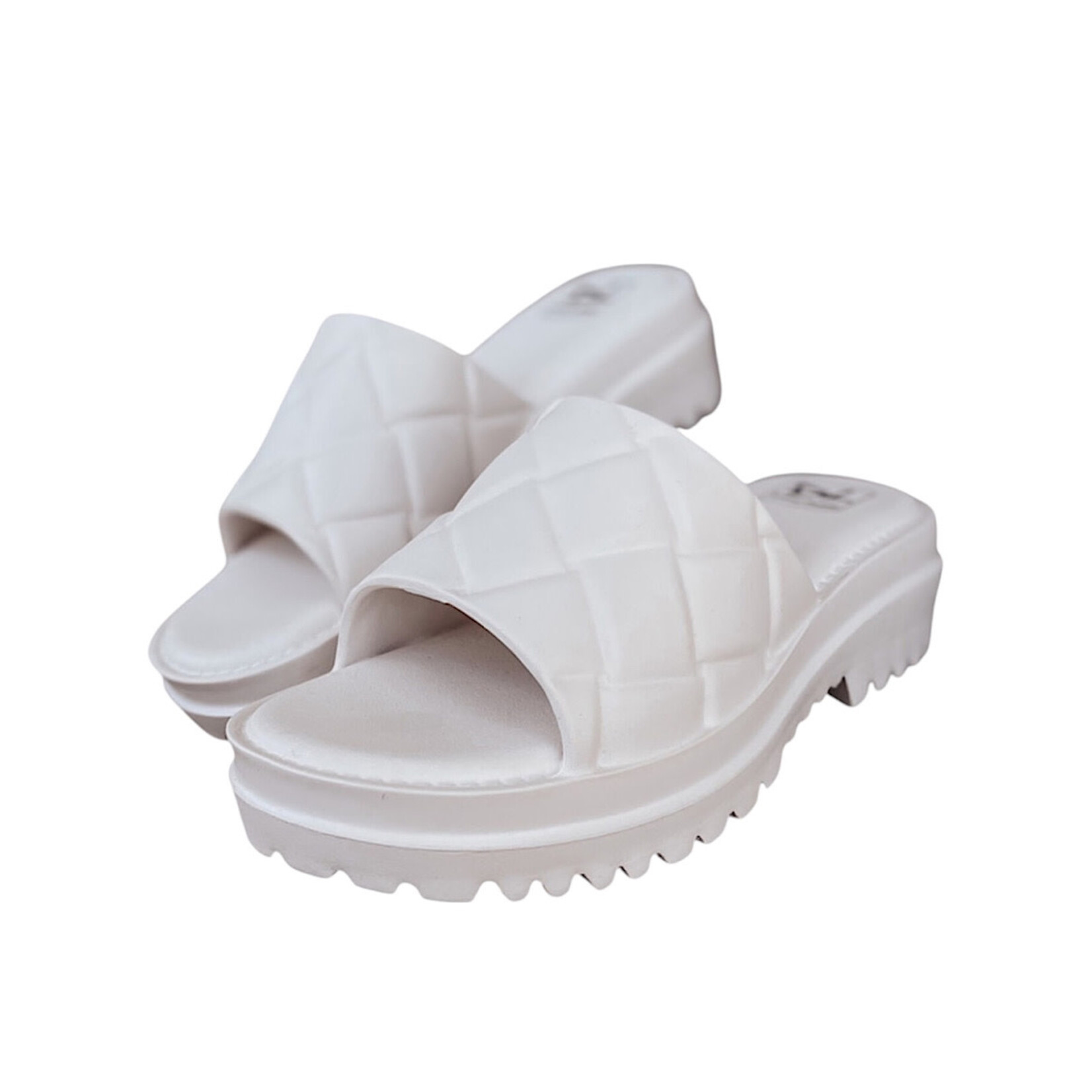 Dirty Laundry Cream Lightning Eva Sandal