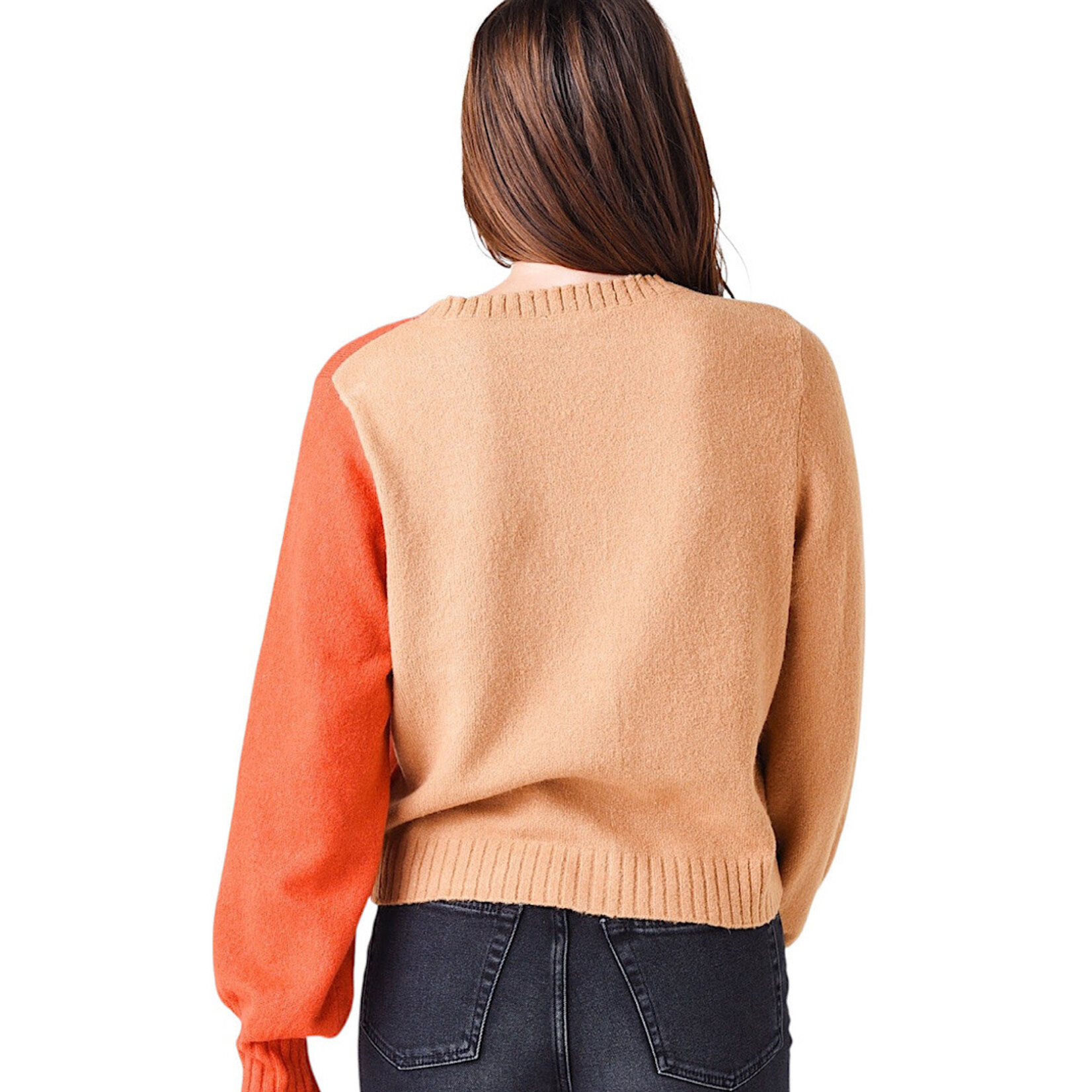 Z Supply Z Supply Nova Two Color Cardigan Chili