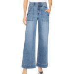 Mica Denim Mica MDP-W3546 Super High Wide Leg With Waist Details