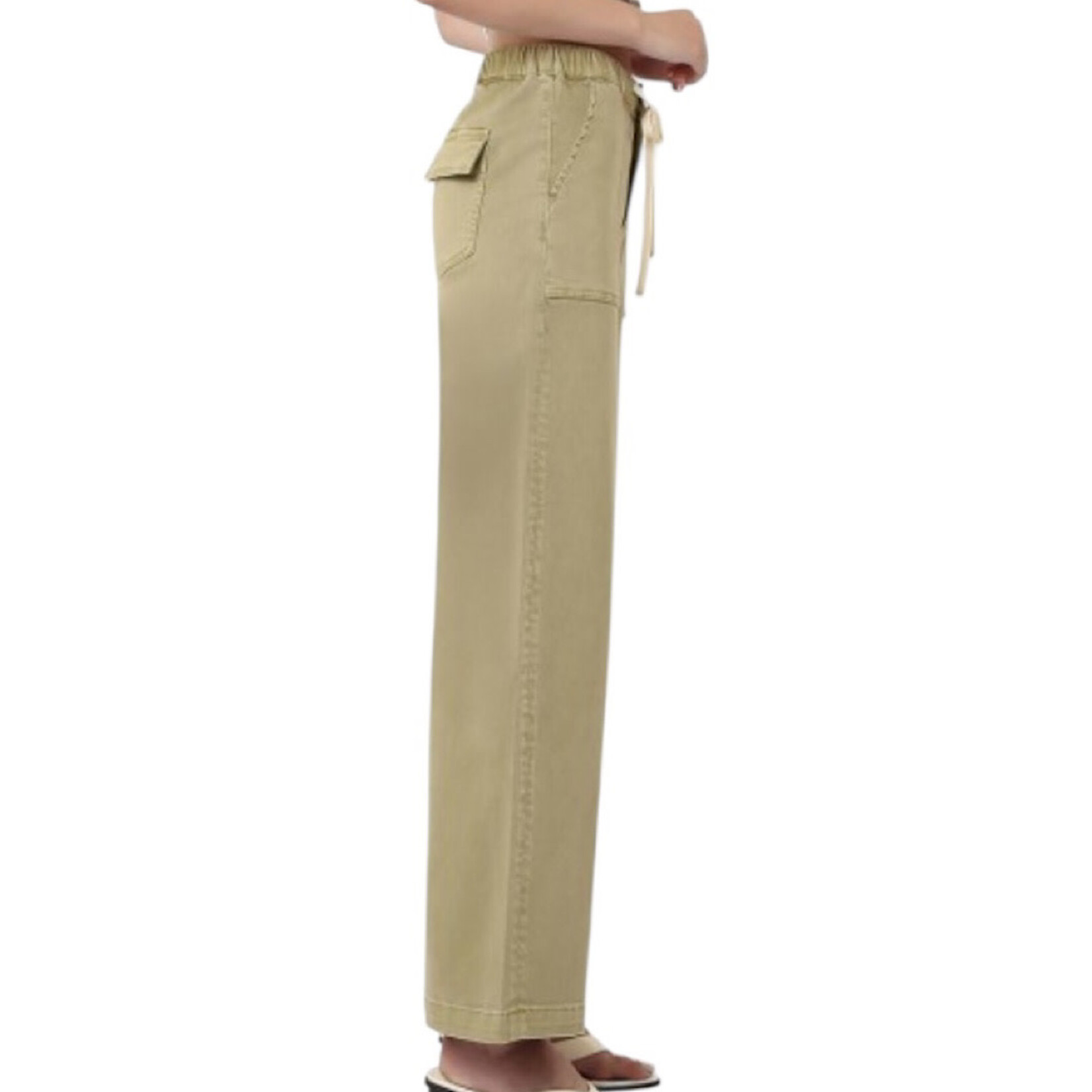 Vervet V3798HRB High Rise Baggy Wide with Drawstring