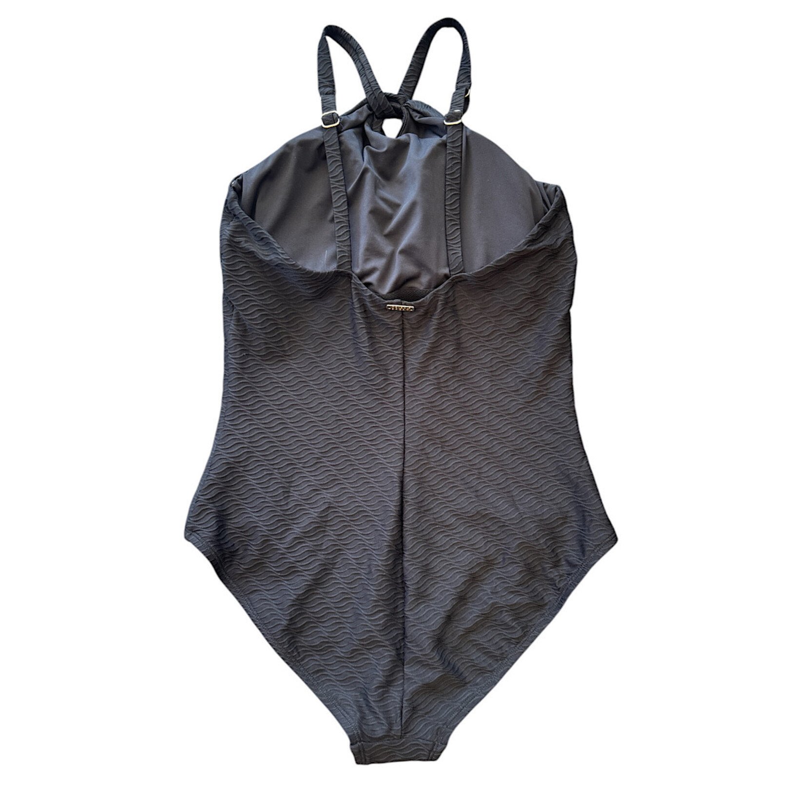 Tribal Flatten It Twist Halter One-Piece Swimsuit