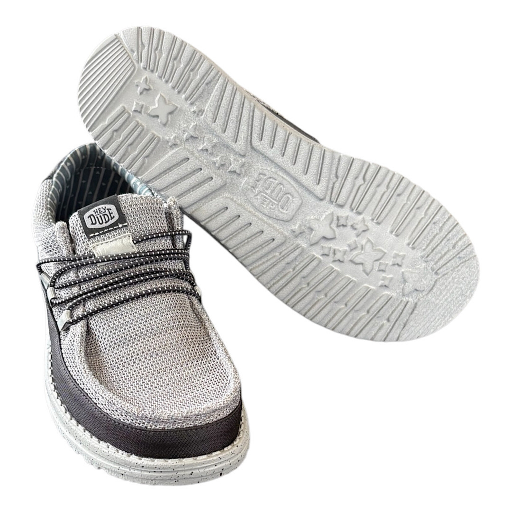 Hey Dude Hey Dude Wally Guard Stretch Sox Flannel Grey/Multi