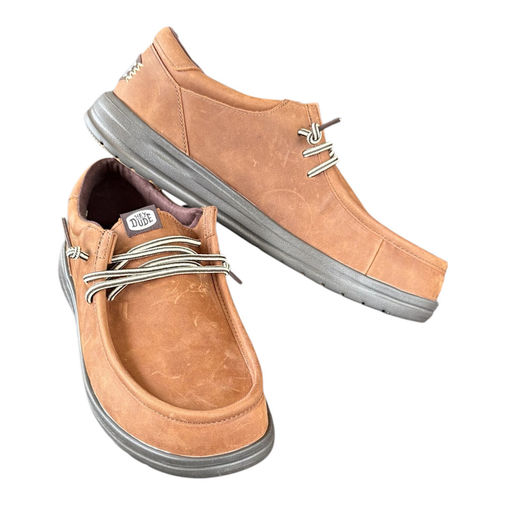 Hey Dude Hey Dude Paul Full Grain Leather Robe Brown/Mole Brown