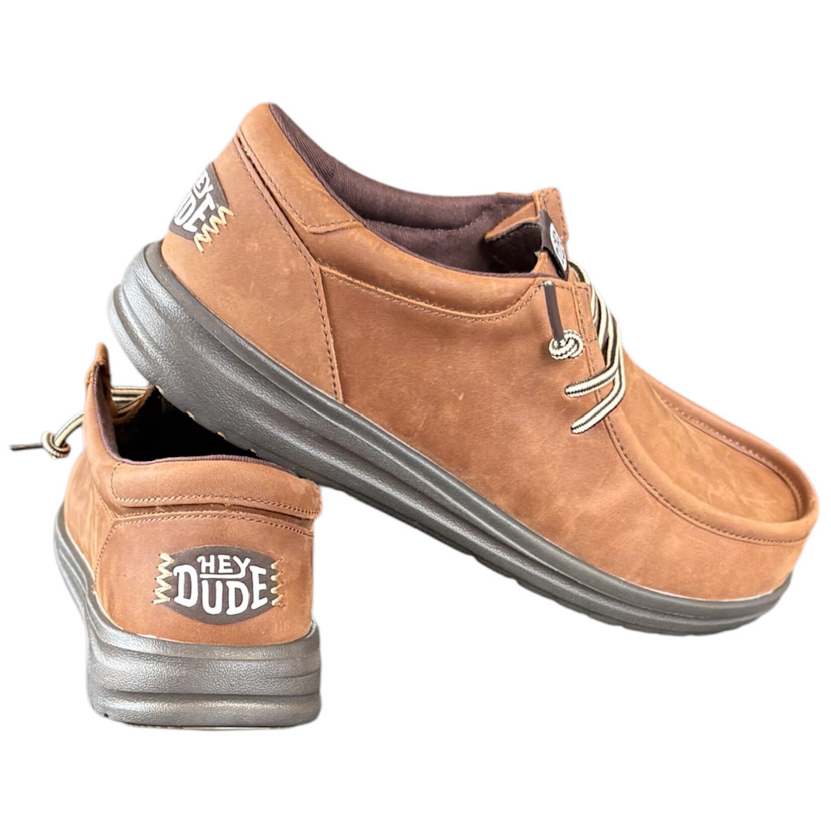 Hey Dude Hey Dude Paul Full Grain Leather Robe Brown/Mole Brown