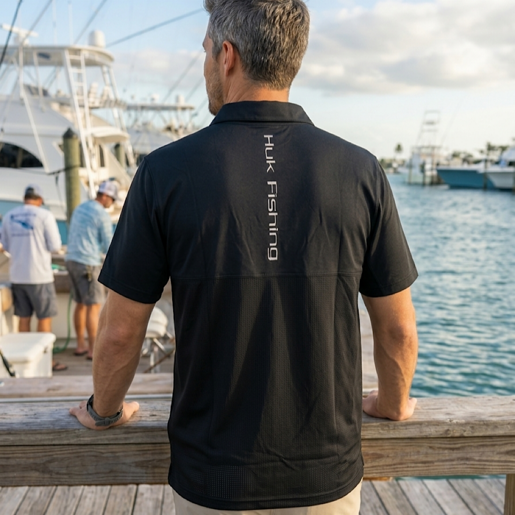 HUK HUK Performance Polo Black