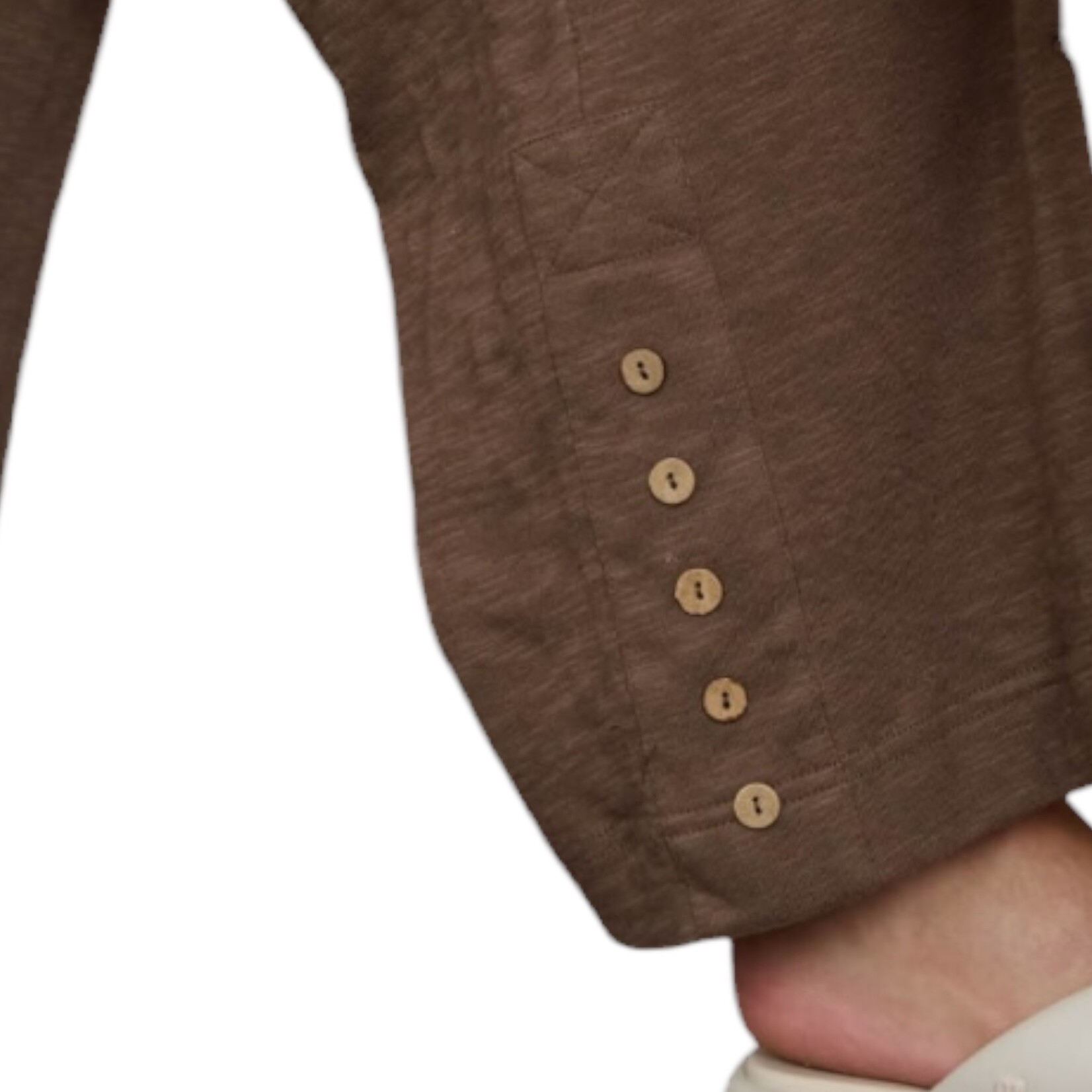 Dark Brown V-Neck Top And Pant Set